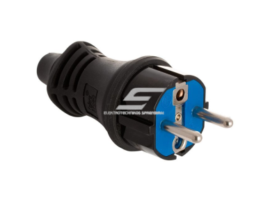 Kištukas | schuko | nešiojamas | ant laido | su įžeminimu | 16A | 230V | 2P+E | tiesus | gumuotas | juodas/mėlynas | IP44 | Solera | 5706C Kištukas | schuko | nešiojamas | ant laido | su įžeminimu | 16A | 230V | 2P+E | tiesus | gumuotas | juodas/mėlynas | IP44 | Solera | 5706C