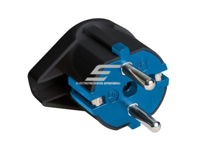 Kištukas | schuko | nešiojamas | ant laido | su įžeminimu | 16A | 250V | 2P+E | kampinis | juodas | IP20 | Solera | 6566-N Kištukas | schuko | nešiojamas | ant laido | su įžeminimu | 16A | 250V | 2P+E | kampinis | juodas | IP20 | Solera | 6566-N
