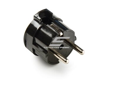 Kištukas | schuko | nešiojamas | ant laido | su įžeminimu | 16A | 250V | 2P+T | kampinis | juodas | IP20 | FAMATEL | 1102-N Kištukas | schuko | nešiojamas | ant laido | su įžeminimu | 16A | 250V | 2P+T | kampinis | juodas | IP20 | FAMATEL | 1102-N
