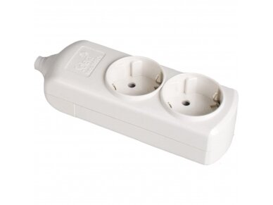 Kištukinis lizdas | 2xSchuko | 16A | 250V | 3680W | su įžeminimu | atsparus UV | baltas | Solera | 8002 Kištukinis lizdas | 2xSchuko | 16A | 250V | 3680W | su įžeminimu | atsparus UV | baltas | Solera | 8002