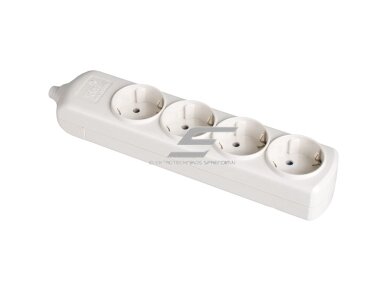 Kištukinis lizdas | 4xSchuko | 16A | 250V | 3680W | su įžeminimu | atsparus UV | baltas | Solera | 8004 Kištukinis lizdas | 4xSchuko | 16A | 250V | 3680W | su įžeminimu | atsparus UV | baltas | Solera | 8004