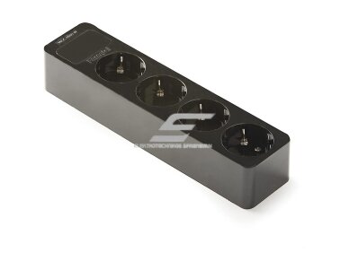 Kištukinis lizdas | 4xSchuko | 16A | 250V | 3680W | su įžeminimu | atsparus UV | juodas | FAMATEL | 2524-N Kištukinis lizdas | 4xSchuko | 16A | 250V | 3680W | su įžeminimu | atsparus UV | juodas | FAMATEL | 2524-N