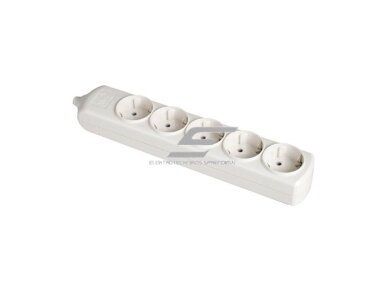 Kištukinis lizdas | 5xSchuko | 16A | 250V | 3680W | su įžeminimu | atsparus UV | baltas | Solera | 8005 Kištukinis lizdas | 5xSchuko | 16A | 250V | 3680W | su įžeminimu | atsparus UV | baltas | Solera | 8005
