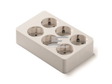 Kištukinis lizdas | 6xSchuko | 16A | 250V | 3680W | su įžeminimu | atsparus UV | baltas | FAMATEL | 2506 | 8429760421184 Kištukinis lizdas | 6xSchuko | 16A | 250V | 3680W | su įžeminimu | atsparus UV | baltas | FAMATEL | 2506 | 8429760421184