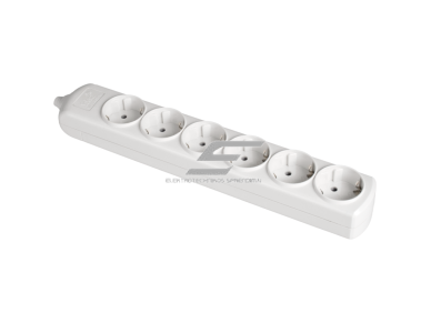 Kištukinis lizdas | 6xSchuko | 16A | 250V | 3680W | su įžeminimu | atsparus UV | baltas | Solera | 8006 Kištukinis lizdas | 6xSchuko | 16A | 250V | 3680W | su įžeminimu | atsparus UV | baltas | Solera | 8006