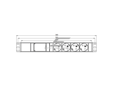 Kištukinių lizdų blokas | montuojamas į skydą | 4xSchuko | su automatiniu jungikliu 2P 16A B | 380mm | juodas/sidabrinis | TEM 14002.1040.000 1 Kištukinių lizdų blokas | montuojamas į skydą | 4xSchuko | su automatiniu jungikliu 2P 16A B | 380mm | juodas/sidabrinis | TEM 14002.1040.000 1