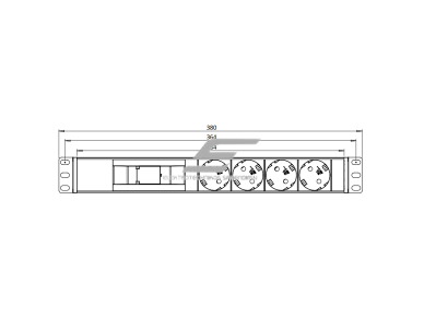 Kištukinių lizdų blokas | montuojamas į skydą | 4xSchuko | su automatiniu jungikliu 1P 16A B | 380mm | juodas/sidabrinis | TEM 14001.1040.000 1 Kištukinių lizdų blokas | montuojamas į skydą | 4xSchuko | su automatiniu jungikliu 1P 16A B | 380mm | juodas/sidabrinis | TEM 14001.1040.000 1
