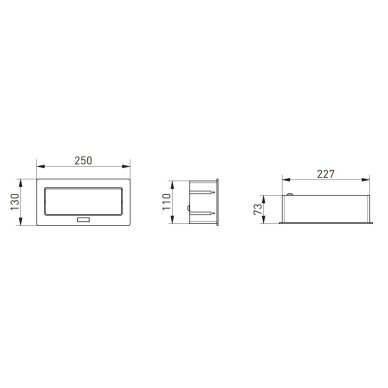 Kontaktligzdu bloks | montējams mēbelēs | aizverams | 3x Schuko | 250x130x73mm | 1,5m kabelis | balts | IP20 | GTV | AE-PBSC3GS-10N | 5902801433733 1 Kontaktligzdu bloks | montējams mēbelēs | aizverams | 3x Schuko | 250x130x73mm | 1,5m kabelis | balts | IP20 | GTV | AE-PBSC3GS-10N | 5902801433733 1