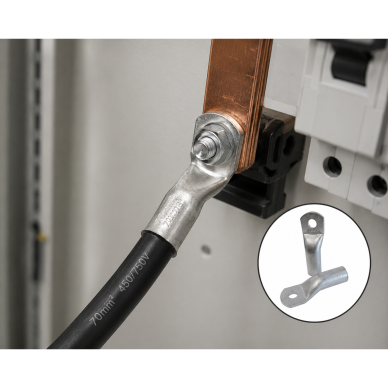 Ring cable lug | 6mm² | M8 | crimp type | T-6/8 | 010240 1
