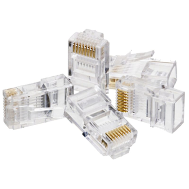 RJ45 (8P8C) plug | for UTP CAT 5e cable | unshielded 1