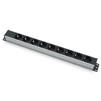 Socket block | surface-mounted | 9xSchuko | TEM Socket block | surface-mounted | 9xSchuko | TEM