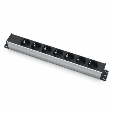 Socket block | surface-mounted | 7xSchuko | TEM Socket block | surface-mounted | 7xSchuko | TEM