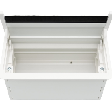 Puszka gniazd | do montażu w meblach | 8 modułów | 234x112x100mm | biały 2 Puszka gniazd | do montażu w meblach | 8 modułów | 234x112x100mm | biały 2