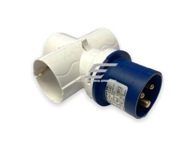 Kištukas | adapteris | perėjimas | iš 230V 3P 16A 6h į 230V 3x16A schuko | IP40 | FAMATEL | 13913 Kištukas | adapteris | perėjimas | iš 230V 3P 16A 6h į 230V 3x16A schuko | IP40 | FAMATEL | 13913