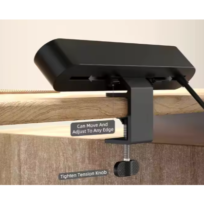 Gniazdo montowane w blacie stołu | z wyłącznikiem | 3x gniazda Schuko | 3x ładowarki USB | czarne | IP20 2 Gniazdo montowane w blacie stołu | z wyłącznikiem | 3x gniazda Schuko | 3x ładowarki USB | czarne | IP20 2