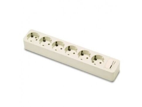 Kištukinis lizdas | 6xSchuko | 16A | 250V | 3680W | su įžeminimu ir jungikliu | atsparus UV | baltas | FAMATEL | 2508 | 8429760421221 Kištukinis lizdas | 6xSchuko | 16A | 250V | 3680W | su įžeminimu ir jungikliu | atsparus UV | baltas | FAMATEL | 2508 | 8429760421221