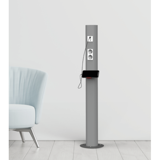 Socket block | surface-mounted | 4xSchuko | 4xUSB | TEM 2 Socket block | surface-mounted | 4xSchuko | 4xUSB | TEM 2