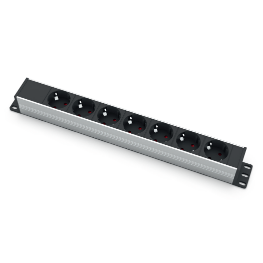 Socket block | surface-mounted | 7xSchuko | TEM Socket block | surface-mounted | 7xSchuko | TEM