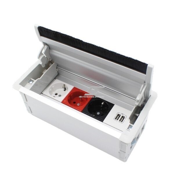 Zaślepka | płyta ślepa | 2 moduł | biała 1