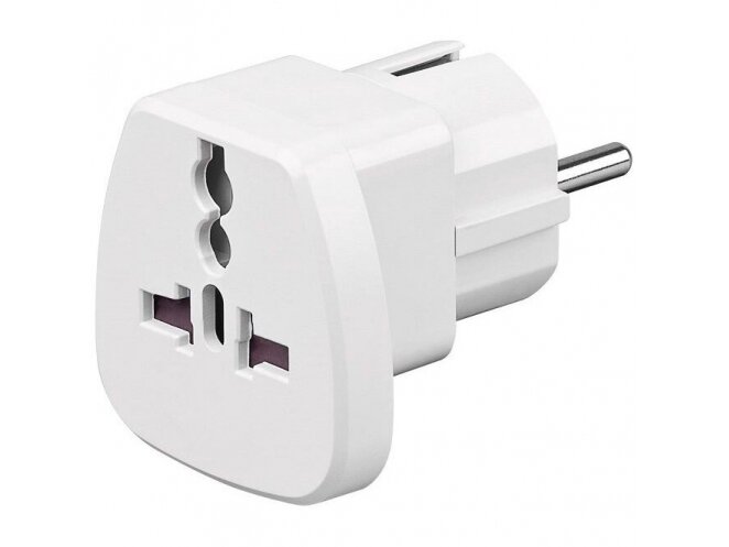 Kištukas | adapteris | perėjimas | iš EURO Schuko į ENG | baltas | IP20 | 2742 Kištukas | adapteris | perėjimas | iš EURO Schuko į ENG | baltas | IP20 | 2742