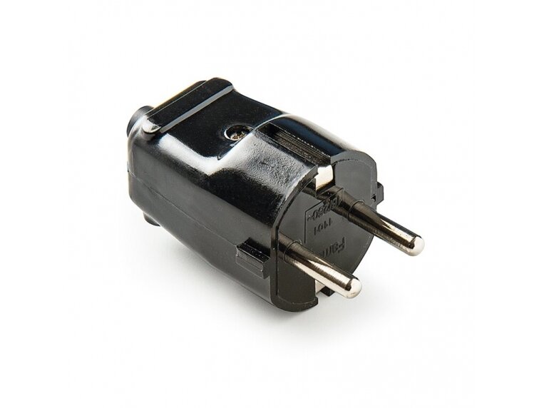 Kištukas | schuko | nešiojamas | ant laido | su įžeminimu | 16A | 250V | 2P+E | tiesus | juodas | IP20 | FAMATEL | 1101-N Kištukas | schuko | nešiojamas | ant laido | su įžeminimu | 16A | 250V | 2P+E | tiesus | juodas | IP20 | FAMATEL | 1101-N