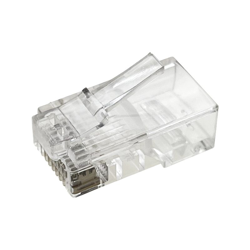 Võrgu pistik | RJ45 ühendus (8P8C) | UTP CAT 5e kaablile | varjestamata | läbiv | läbipaistev 2