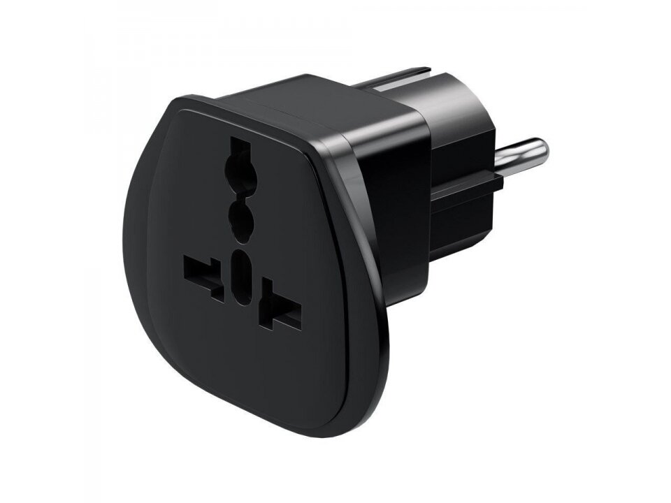 Kištukas | adapteris | perėjimas | iš EURO Schuko į ENG | juodas | IP20 | 27421 Kištukas | adapteris | perėjimas | iš EURO Schuko į ENG | juodas | IP20 | 27421