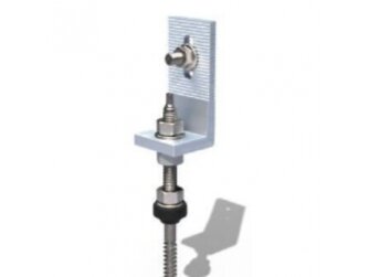 Saulės modulio profilio tvirtinimo smeigė | 20cm | su L formos laikikliu | GM-MRH-LDS-03-D Saulės modulio profilio tvirtinimo smeigė | 20cm | su L formos laikikliu | GM-MRH-LDS-03-D