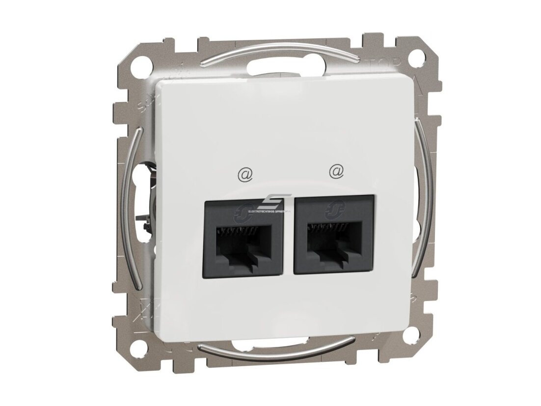 Kompiuterio lizdas | 2 vietų | 2xRJ45 CAT5E UTP | potinkinis | IP20 | baltas | Sedna Design | Schneider Electric | SDD111452 1 Kompiuterio lizdas | 2 vietų | 2xRJ45 CAT5E UTP | potinkinis | IP20 | baltas | Sedna Design | Schneider Electric | SDD111452 1