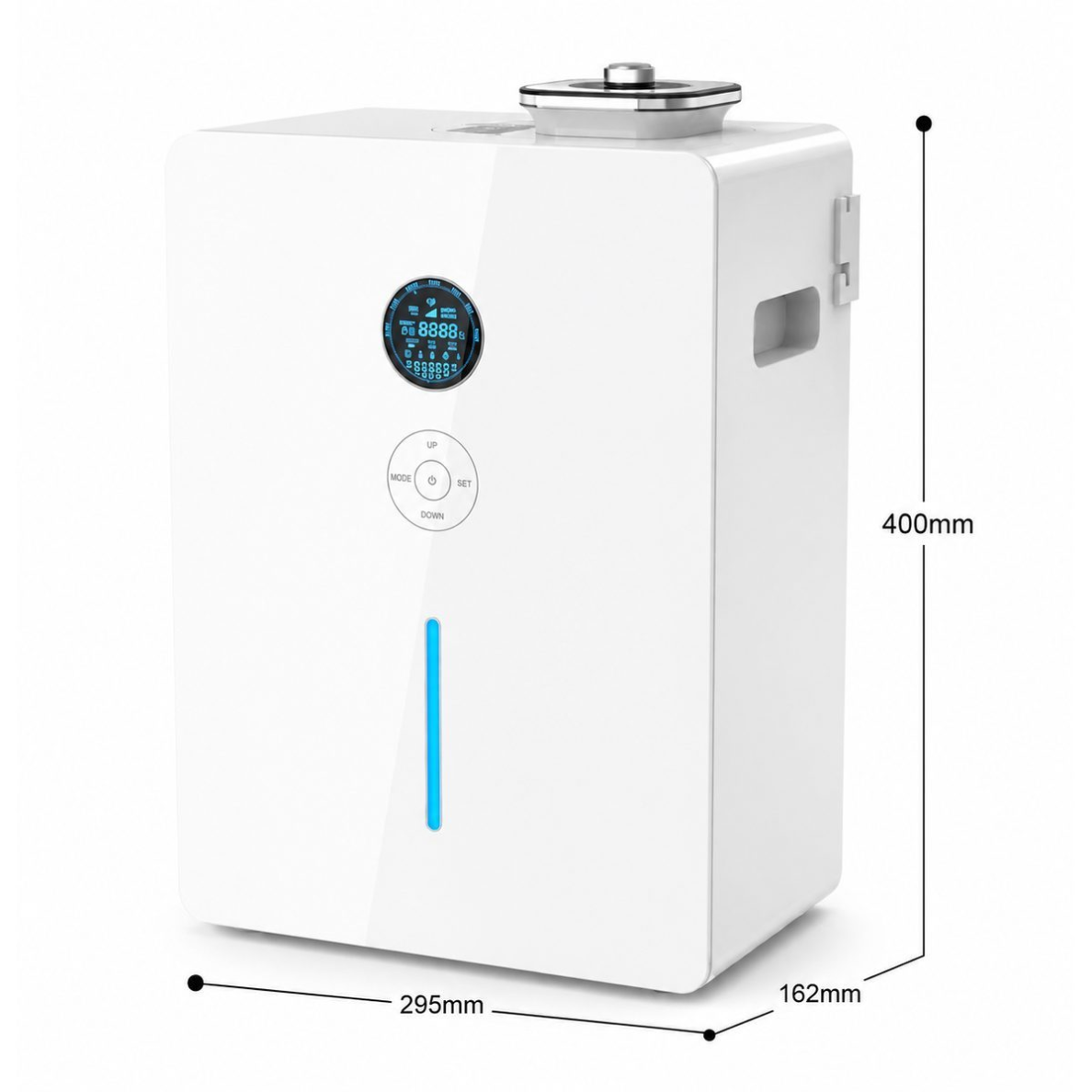Komerciālais aromāta difuzors | 28W | 1200 ml | līdz 5000 m³ | vadība ar lietotni | HVAC integrācija | 295x162x400 mm | brīvi stāvošs | balts 2 Komerciālais aromāta difuzors | 28W | 1200 ml | līdz 5000 m³ | vadība ar lietotni | HVAC integrācija | 295x162x400 mm | brīvi stāvošs | balts 2