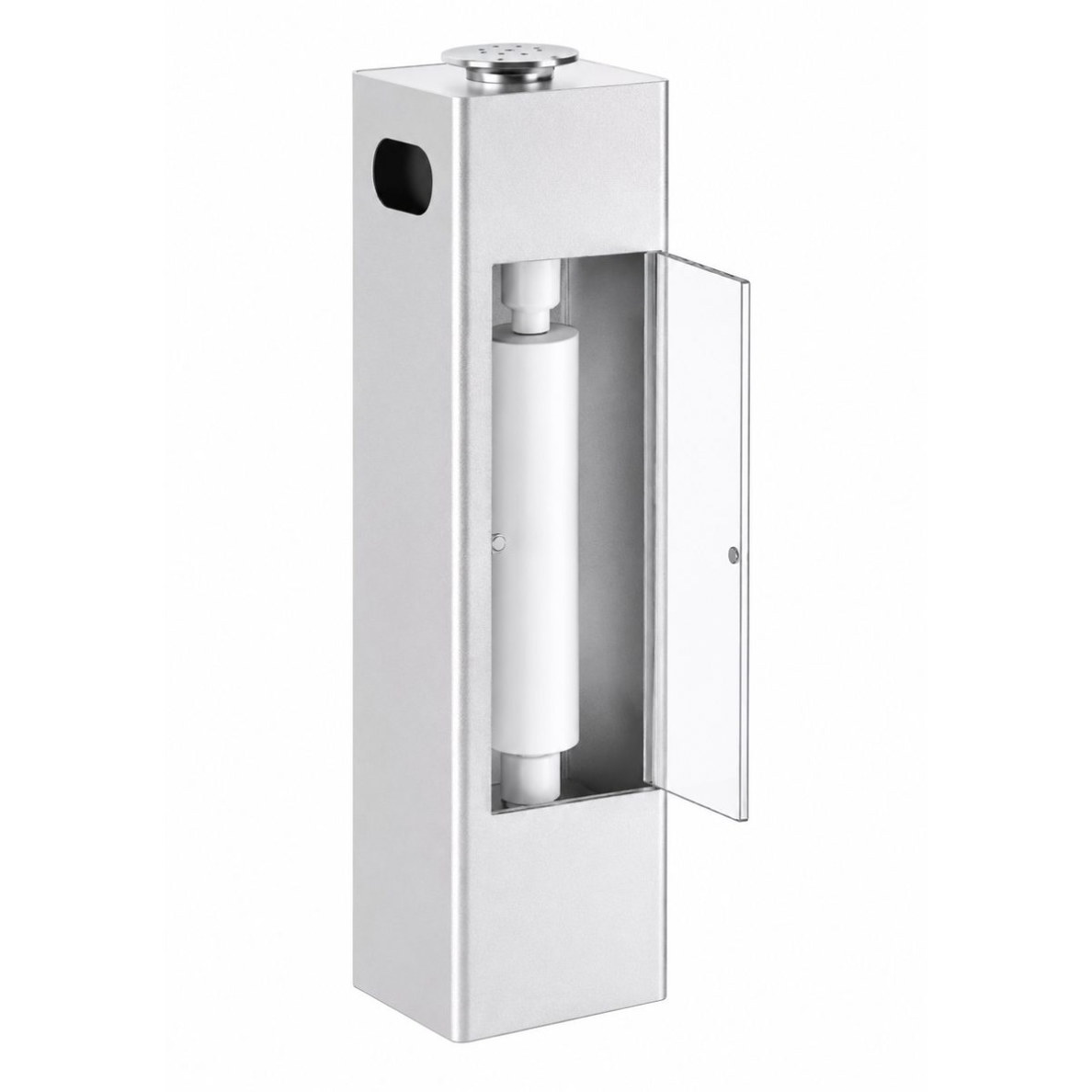 Komercyjny dyfuzor zapachowy | 24W | 1000 ml | do 2000 m³ | sterowanie APP + Bluetooth | wolnostojący | technologia bezwodna | 150x150x545 mm | srebrny 2
