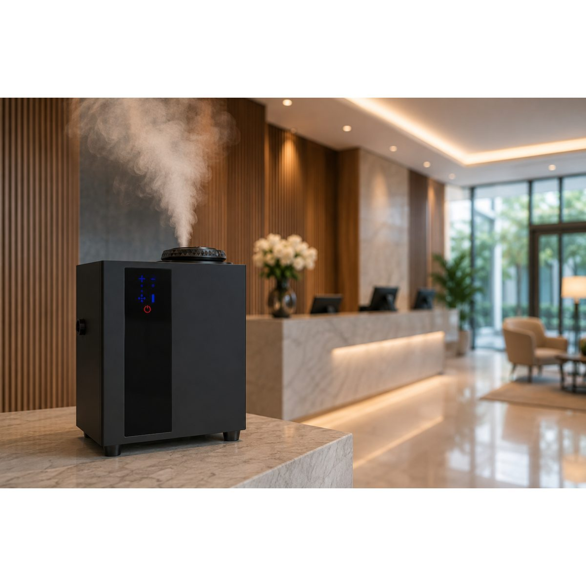 Коммерческий аромадиффузор | 8Вт | 200 мл | для систем HVAC | без воды | настенный | 300 м³ | WiFi APP | двухжидкостная атомизация | 160x86x205mm | чёрный 3 Коммерческий аромадиффузор | 8Вт | 200 мл | для систем HVAC | без воды | настенный | 300 м³ | WiFi APP | двухжидкостная атомизация | 160x86x205mm | чёрный 3