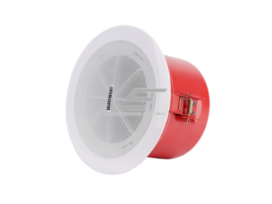 Lubinė garso kolonėlė | 70V/100V | 6W | 91dB | Ø150mm | plieninis korpusas | Fire Dome apsauga | 6.5" dydžio garsiakalbis | balta Lubinė garso kolonėlė | 70V/100V | 6W | 91dB | Ø150mm | plieninis korpusas | Fire Dome apsauga | 6.5" dydžio garsiakalbis | balta