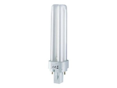 Kompaktinė liuminescencinė lempa G24q-3 | 26W | 3000K | 1800lm | Dulux D/E | Osram | 4050300327235 Kompaktinė liuminescencinė lempa G24q-3 | 26W | 3000K | 1800lm | Dulux D/E | Osram | 4050300327235