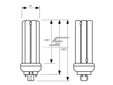 Kompaktinė liuminescencinė lempa GX24q-4 | 42W | 2700K | 3000lm | 4pin | Philips | 8711500272089 Kompaktinė liuminescencinė lempa GX24q-4 | 42W | 2700K | 3000lm | 4pin | Philips | 8711500272089