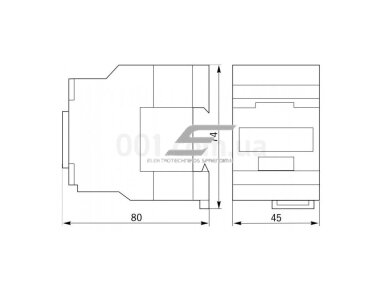 Kontaktorius | 1NC | 2,2kW | 9A | 230V | IP20 | IEK | IEK-2,2W-9A-230V Kontaktorius | 1NC | 2,2kW | 9A | 230V | IP20 | IEK | IEK-2,2W-9A-230V