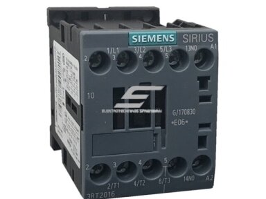 Mini kontaktorius | Siemens | SIRIUS | 3RT2016-1BB42 | 4011209784956 Mini kontaktorius | Siemens | SIRIUS | 3RT2016-1BB42 | 4011209784956