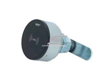 Išmani elektroninė spyna su skaitytuvu | spintelei | durims | 13,56MHz | 30mm | juoda Išmani elektroninė spyna su skaitytuvu | spintelei | durims | 13,56MHz | 30mm | juoda