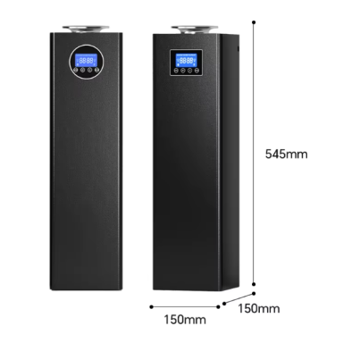 Bezūdens aromātu difuzors | 24 W | 1000 ml | līdz 2000 m³ | lietotne un Bluetooth | novietojams | 150×150×545 mm | melns | ES-HC2000 Bezūdens aromātu difuzors | 24 W | 1000 ml | līdz 2000 m³ | lietotne un Bluetooth | novietojams | 150×150×545 mm | melns | ES-HC2000