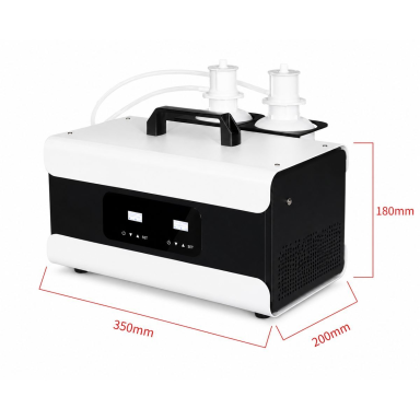Bezūdens aromātu difuzors | 24 W | 2×1000 ml | vadība ar lietotni | HVAC pieslēgums | sienas vai novietojams | 395×200×230 mm | balts | ES-LK-10000 Bezūdens aromātu difuzors | 24 W | 2×1000 ml | vadība ar lietotni | HVAC pieslēgums | sienas vai novietojams | 395×200×230 mm | balts | ES-LK-10000