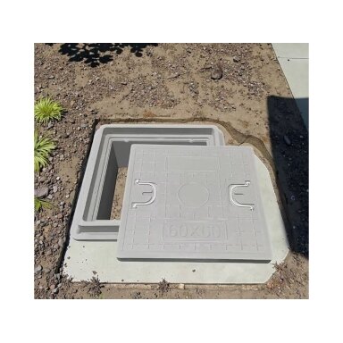 Composite sewer manhole / technical access cover | hatch | 1045x1045x58mm | 800kg | SMC Composite sewer manhole / technical access cover | hatch | 1045x1045x58mm | 800kg | SMC