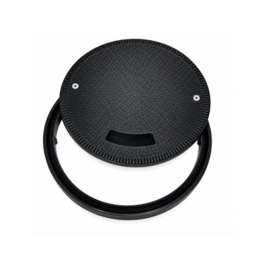 Composite sewer manhole / technical access cover | hatch | Ø900mm | C250 | SMC | black Composite sewer manhole / technical access cover | hatch | Ø900mm | C250 | SMC | black
