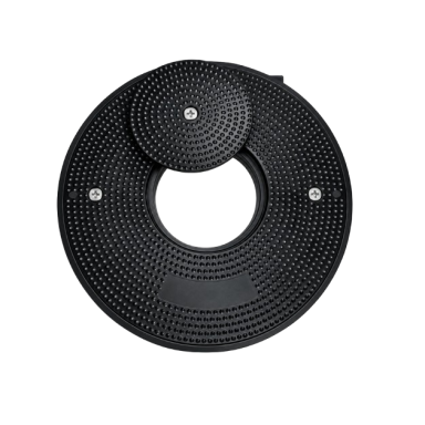 Composite sewer manhole / technical access cover | hatch | Ø900mm | D400 | two-part cover | SMC | black Composite sewer manhole / technical access cover | hatch | Ø900mm | D400 | two-part cover | SMC | black