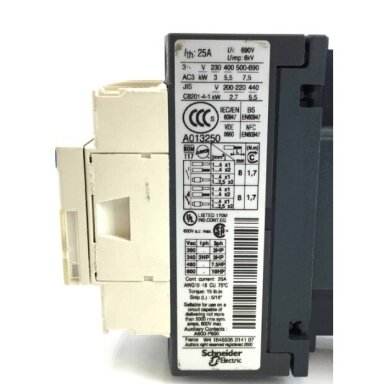 Kontaktors 3P | 25A | 230-690V | 7,5kW | Telemecanique Kontaktors 3P | 25A | 230-690V | 7,5kW | Telemecanique