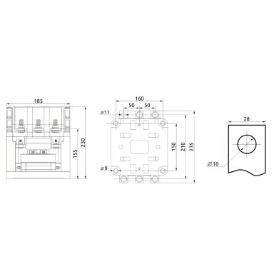 Tööstuslik magnetkontaktor | 3P | 315 A (AC-3) | 90 kW/230 V | 4 NO + 2 NC | mähis 110 V AC | IEC/EN 60947-4-1 | Promfactor Baltic FC70315110 Tööstuslik magnetkontaktor | 3P | 315 A (AC-3) | 90 kW/230 V | 4 NO + 2 NC | mähis 110 V AC | IEC/EN 60947-4-1 | Promfactor Baltic FC70315110
