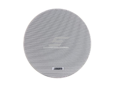 Koaksialinė lubinė garso kolonėlė | 70V/100V | 10W | 103dB | Ø190mm | apsauginis galinis dangtelis | 6.5" dydžio garsiakalbis | balta