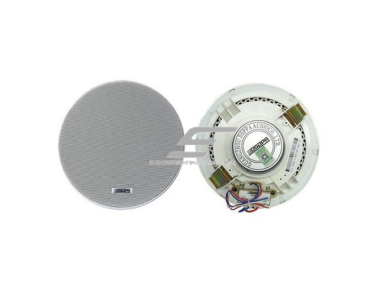 Koaksialinė lubinė garso kolonėlė | 70V/100V | 10W RMS | 103dB | Ø190mm | 6.5" dydžio garsiakalbis | balta Koaksialinė lubinė garso kolonėlė | 70V/100V | 10W RMS | 103dB | Ø190mm | 6.5" dydžio garsiakalbis | balta
