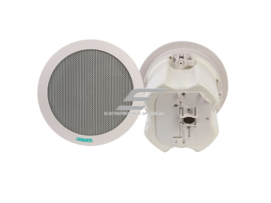 Koaksialinė lubinė garso kolonėlė | 70V/100V | 4–16 Ω | 20W | Ø150mm | 90dB | metalinės grotelės | 5" dydžio garsiakalbis | balta 1