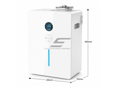 Komercinis aromato difuzorius | 28 W | 1200 ml | iki 5000 m³ | valdymas programėle | HVAC jungtis | pastatomas | 295×162×400 mm | baltas | ES-GAL-5000HFW 2 Komercinis aromato difuzorius | 28 W | 1200 ml | iki 5000 m³ | valdymas programėle | HVAC jungtis | pastatomas | 295×162×400 mm | baltas | ES-GAL-5000HFW 2