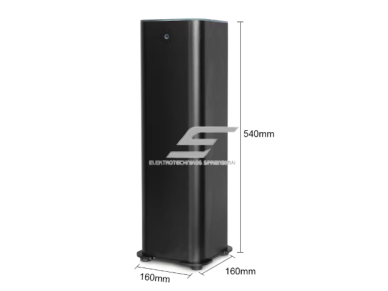 Bevandenis aromato difuzorius | 24 W | 1000 ml | Wi-Fi programėlė | pastatomas | 160×160×540 mm | juodas | ES-GE-900 2